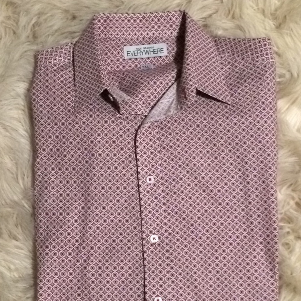 • Nick Graham large tall men's dress shirt •